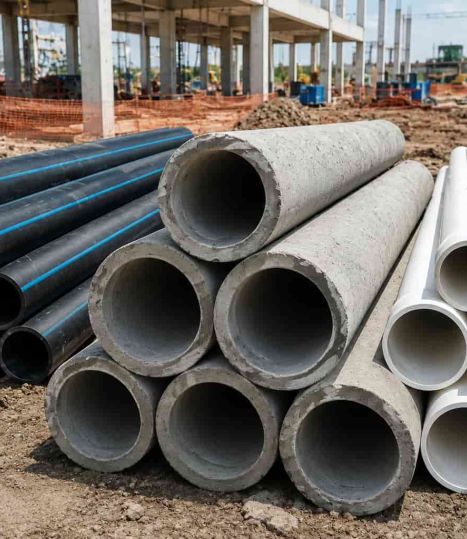 PEAD, Concreto e PVC: o espaço de cada material nas redes de saneamento